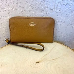 Brown coach wallet